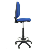 Taburete de oficina Piqueras y Crespo Ayna Bali - Ruedas - Ref. fabricante T04CPBALI100RP - Azul