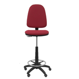 Taburete de oficina Piqueras y Crespo Ayna Bali - Ruedas - Ref. fabricante T04CPBALI100RP - Granate