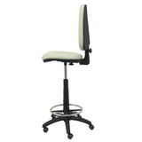 Taburete de oficina Piqueras y Crespo Ayna Bali - Ruedas - Ref. fabricante T04CPBALI100RP - Gris Claro