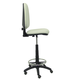 Taburete de oficina Piqueras y Crespo Ayna Bali - Ruedas - Ref. fabricante T04CPBALI100RP - Gris Claro