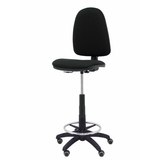 Taburete de oficina Piqueras y Crespo Ayna Bali - Ruedas - Ref. fabricante T04CPBALI100RP - Negro