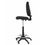 Taburete de oficina Piqueras y Crespo Ayna Bali - Ruedas - Ref. fabricante T04CPBALI100RP - Negro