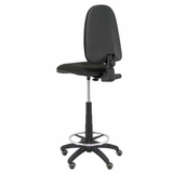 Taburete de oficina Piqueras y Crespo Ayna Bali - Ruedas - Ref. fabricante T04CPBALI100RP - Negro