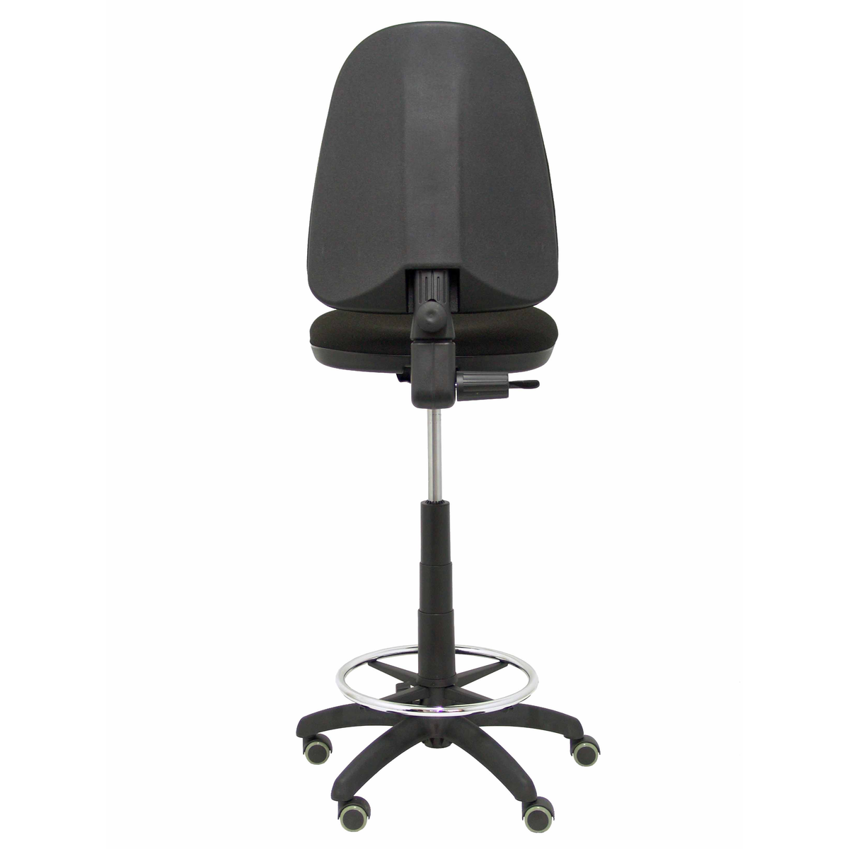 Taburete de oficina Piqueras y Crespo Ayna Bali - Ruedas - Ref. fabricante T04CPBALI100RP - Negro