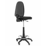 Taburete de oficina Piqueras y Crespo Ayna Bali - Ruedas - Ref. fabricante T04CPBALI100RP - Negro