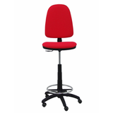 Taburete de oficina Piqueras y Crespo Ayna Bali - Ruedas - Ref. fabricante T04CPBALI100RP - Rojo