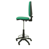 Taburete de oficina Piqueras y Crespo Ayna Bali - Ruedas - Ref. fabricante T04CPBALI100RP - Verde Esmeralda