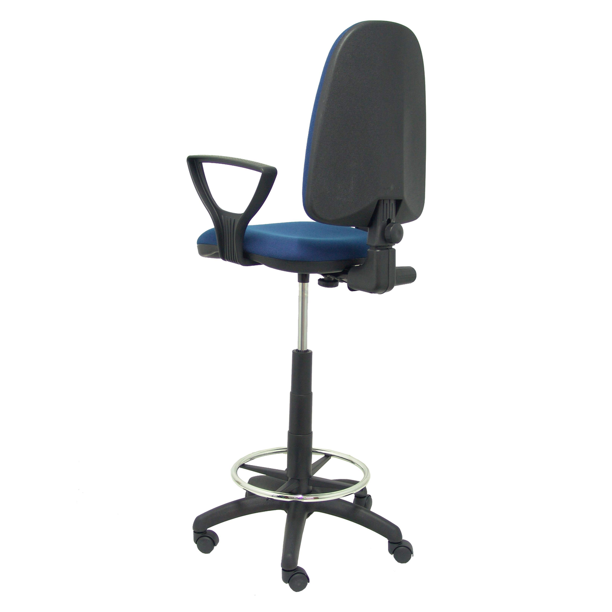 Taburete de oficina Piqueras y Crespo Ayna Bali - Brazos - Ref. fabricante T04CPBALI200BGOLF - Azul Marino