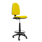Taburete de oficina Piqueras y Crespo Ayna Similpiel - Ref. fabricante T04CPSPAM - Amarillo