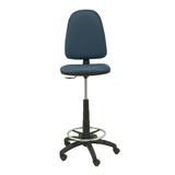 Taburete de oficina Piqueras y Crespo Ayna Similpiel - Ref. fabricante T04CPSPAM - Azul Marino