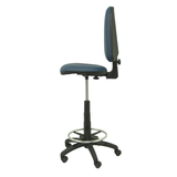 Taburete de oficina Piqueras y Crespo Ayna Similpiel - Ref. fabricante T04CPSPAM - Azul Marino