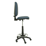 Taburete de oficina Piqueras y Crespo Ayna Similpiel - Ref. fabricante T04CPSPAM - Azul Marino
