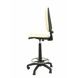 Taburete de oficina Piqueras y Crespo Ayna Similpiel - Ref. fabricante T04CPSPAM - Crema