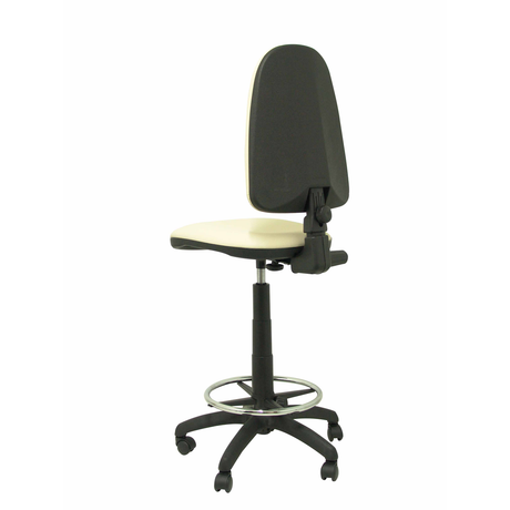 Taburete de oficina Piqueras y Crespo Ayna Similpiel - Ref. fabricante T04CPSPAM - Crema