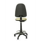 Taburete de oficina Piqueras y Crespo Ayna Similpiel - Ref. fabricante T04CPSPAM - Crema