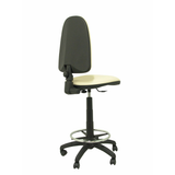 Taburete de oficina Piqueras y Crespo Ayna Similpiel - Ref. fabricante T04CPSPAM - Crema