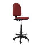 Taburete de oficina Piqueras y Crespo Ayna Similpiel - Ref. fabricante T04CPSPAM - Granate