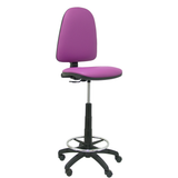 Taburete de oficina Piqueras y Crespo Ayna Similpiel - Ref. fabricante T04CPSPAM - Morado