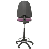 Taburete de oficina Piqueras y Crespo Ayna Similpiel - Ref. fabricante T04CPSPAM - Morado