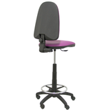 Taburete de oficina Piqueras y Crespo Ayna Similpiel - Ref. fabricante T04CPSPAM - Morado
