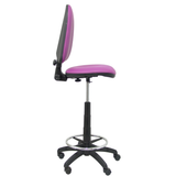 Taburete de oficina Piqueras y Crespo Ayna Similpiel - Ref. fabricante T04CPSPAM - Morado