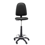 Taburete de oficina Piqueras y Crespo Ayna Similpiel - Ref. fabricante T04CPSPAM - Negro
