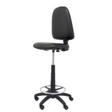Taburete de oficina Piqueras y Crespo Ayna Similpiel - Ref. fabricante T04CPSPAM - Negro