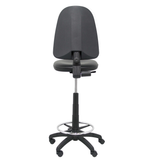 Taburete de oficina Piqueras y Crespo Ayna Similpiel - Ref. fabricante T04CPSPAM - Negro
