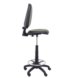 Taburete de oficina Piqueras y Crespo Ayna Similpiel - Ref. fabricante T04CPSPAM - Negro