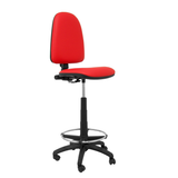 Taburete de oficina Piqueras y Crespo Ayna Similpiel - Ref. fabricante T04CPSPAM - Rojo