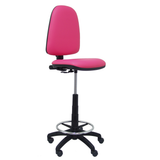 Taburete de oficina Piqueras y Crespo Ayna Similpiel - Ref. fabricante T04CPSPAM - Rosa