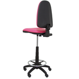 Taburete de oficina Piqueras y Crespo Ayna Similpiel - Ref. fabricante T04CPSPAM - Rosa