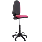 Taburete de oficina Piqueras y Crespo Ayna Similpiel - Ref. fabricante T04CPSPAM - Rosa