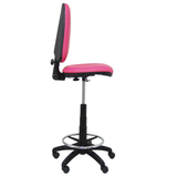 Taburete de oficina Piqueras y Crespo Ayna Similpiel - Ref. fabricante T04CPSPAM - Rosa