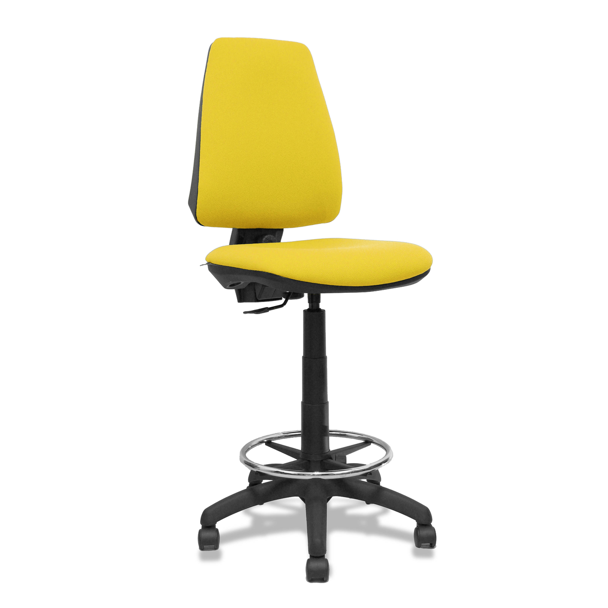 Taburete de oficina Piqueras y Crespo Elche Bali - Contacto permanente - Colores - Amarillo