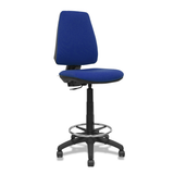 Taburete de oficina Piqueras y Crespo Elche Bali - Contacto permanente - Colores - Azul Marino