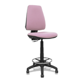 Taburete de oficina Piqueras y Crespo Elche Bali - Contacto permanente - Colores - Rosa