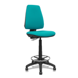 Taburete de oficina Piqueras y Crespo Elche Bali - Contacto permanente - Colores - Turquesa