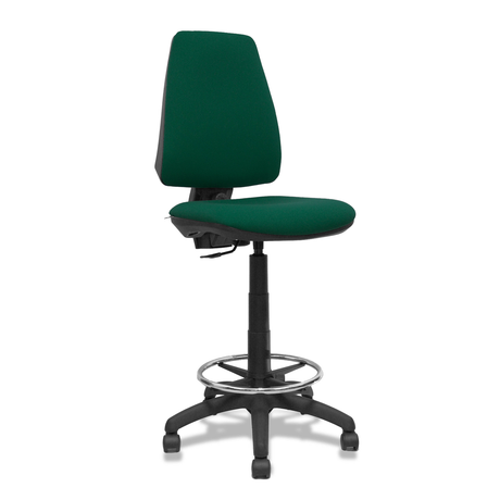 Taburete de oficina Piqueras y Crespo Elche Bali - Contacto permanente - Colores - Verde Botella