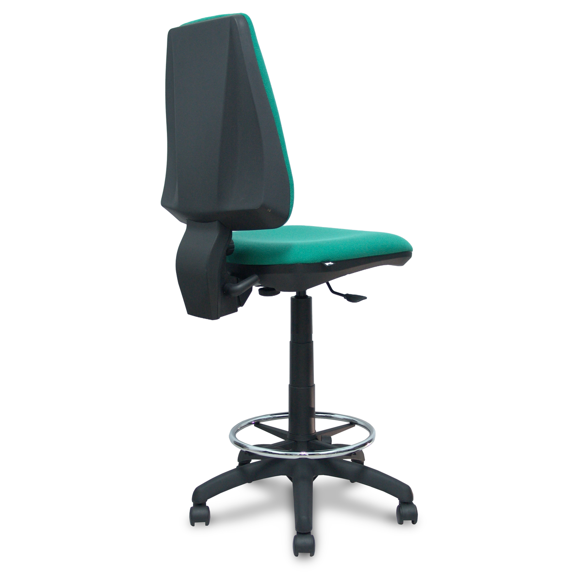 Taburete de oficina Piqueras y Crespo Elche Bali - Contacto permanente - Colores - Verde Esmeralda
