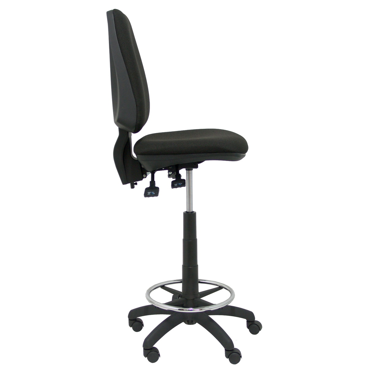 Taburete de oficina Piqueras y Crespo Elche Bali - Negro