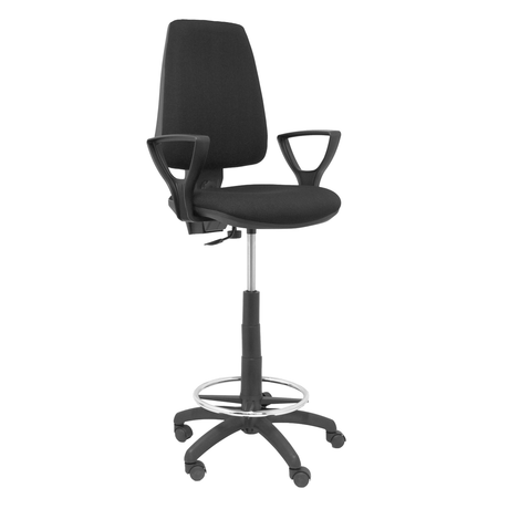 Taburete de oficina Piqueras y Crespo Elche Cp Bali + Polipropileno - Negro