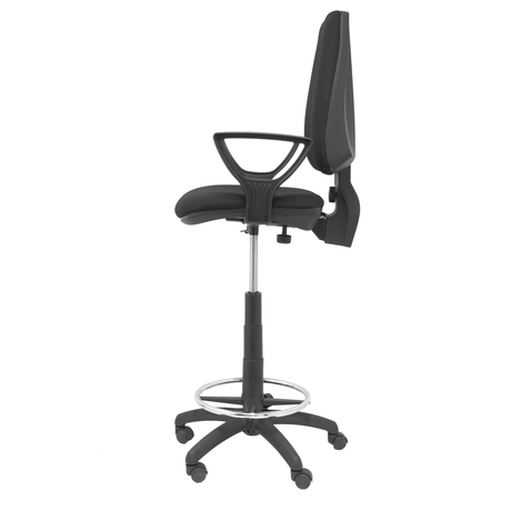 Taburete de oficina Piqueras y Crespo Elche Cp Bali + Polipropileno - Negro