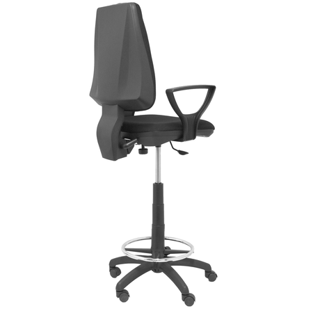 Taburete de oficina Piqueras y Crespo Elche Cp Bali + Polipropileno - Negro