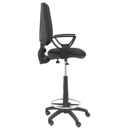 Taburete de oficina Piqueras y Crespo Elche Cp Bali + Polipropileno - Negro