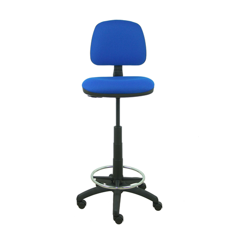 Taburete de oficina Piqueras y Crespo Isso Bali - Contacto - Ref. fabricante T12CPB100RN - Azul