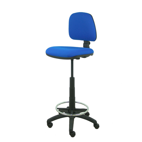 Taburete de oficina Piqueras y Crespo Isso Bali - Contacto - Ref. fabricante T12CPB100RN - Azul