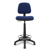 Taburete de oficina Piqueras y Crespo Isso Bali - Contacto - Ref. fabricante T12CPB100RN - Azul Marino