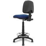 Taburete de oficina Piqueras y Crespo Isso Bali - Contacto - Ref. fabricante T12CPB100RN - Azul Marino