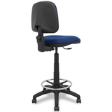 Taburete de oficina Piqueras y Crespo Isso Bali - Contacto - Ref. fabricante T12CPB100RN - Azul Marino
